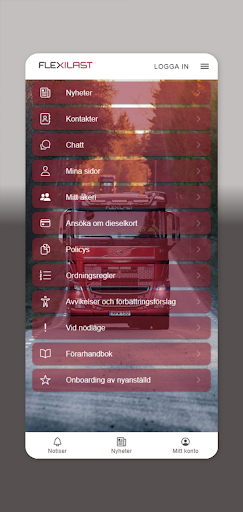 Android application Flexilast screenshort