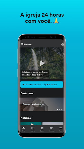Android application Igreja Familia e Vida screenshort