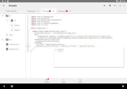 Igneous - IDE for Java Screenshot