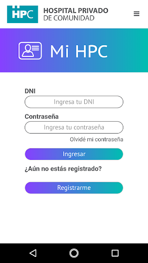Android application Mi HPC screenshort
