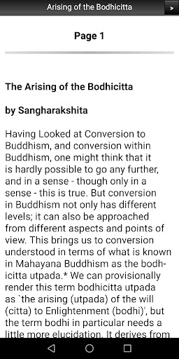 The Arising of the Bodhicitta Screen 2