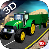 Tractor Sand Transporter 3D icon