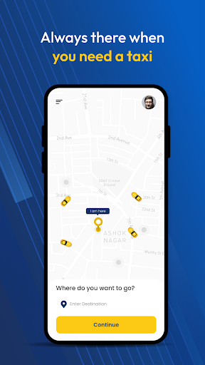 Android application Fibec Taxi screenshort