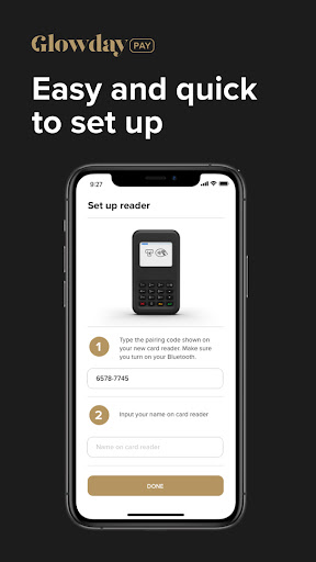 Android application GlowdayPAY screenshort