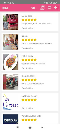 Android application kiki planet screenshort