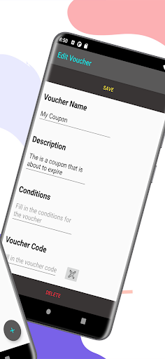 Voucher and Coupon Manager Screen 2
