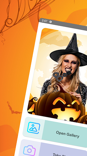 Android application Halloween Frames Photo Editor screenshort