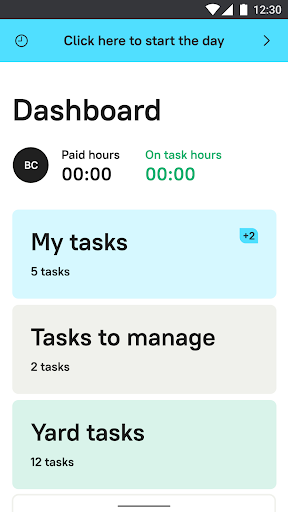 Android application TaskPilot screenshort