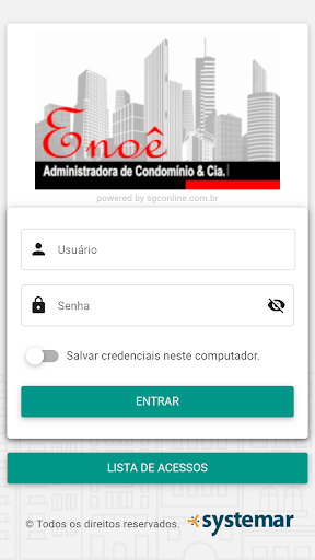 Android application Enoê Administradora screenshort