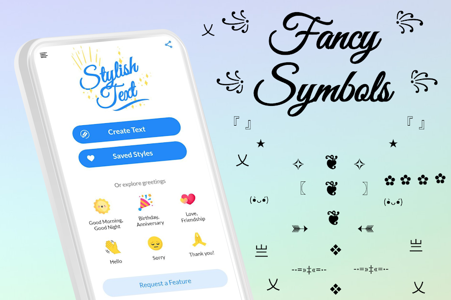 Design Text with Symbols & Cool Fonts