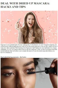 How to Fix Dry Mascara