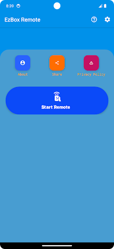 Android application Remote for Ezbox Tv screenshort