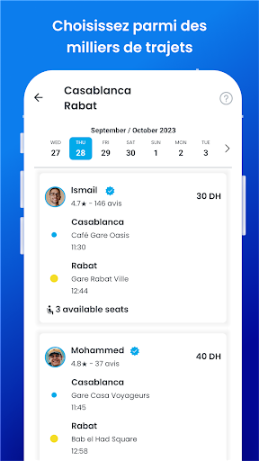 WeGoCar: Covoiturage Maroc Screen 2
