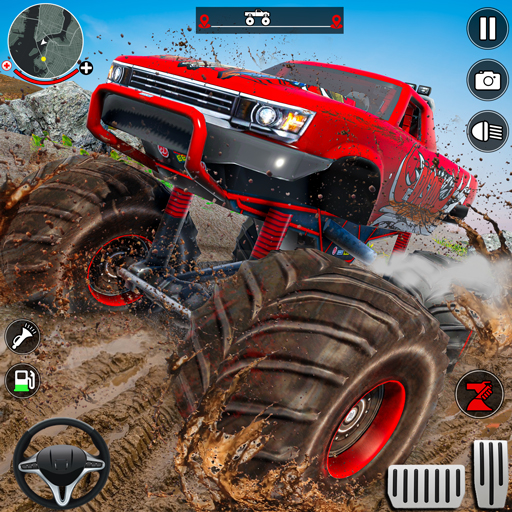 Monster Truck Mud Racing Games