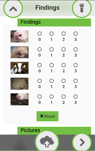CalfApp VITAL Screen 2