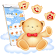 Cute Brown Teddy Bear Theme icon