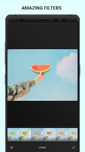 Snímek obrazovky Analog Summer - Summer Palette - Film Filters