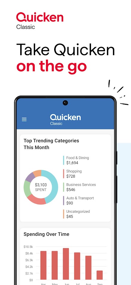 #1. Quicken Classic: Companion App (Android) By: Quicken Inc.