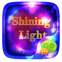 Obraz ikony: GO SMS SHINING LIGHT THEME