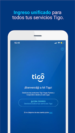 Android application Mi Tigo Costa Rica screenshort