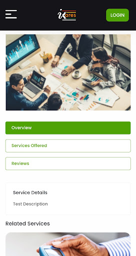 IKares : Medical Services Screen 3