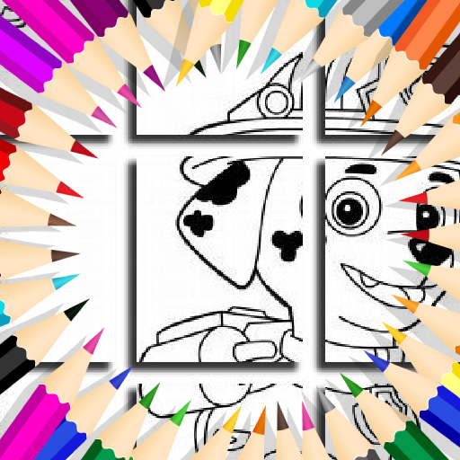 paw puppy dog Coloring Book