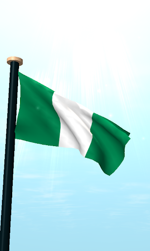 Nigeria Flag 3D Free Wallpaper Screen 2