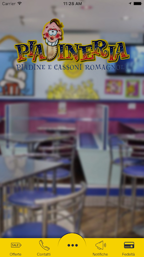 Android application Piadineria Foggia screenshort