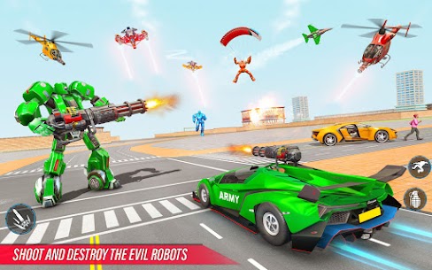 Army Bus Robot Car Game Mod Apk 4.5 (A Large Amount of Gold Coins) 2