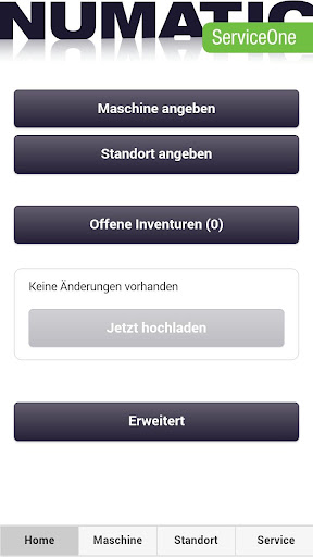 Numatic ServiceOne Screen 3