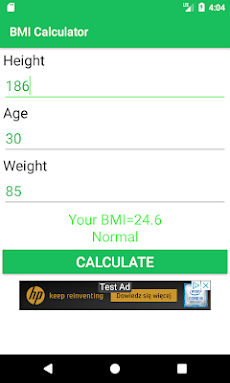 BMI calculatorのおすすめ画像1