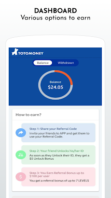 Make Money, Free Cash App | TOTOMoneyのおすすめ画像1