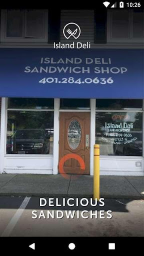 Android application Island Deli screenshort