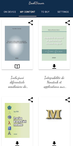 Android application Matrix Rom BookViewer screenshort