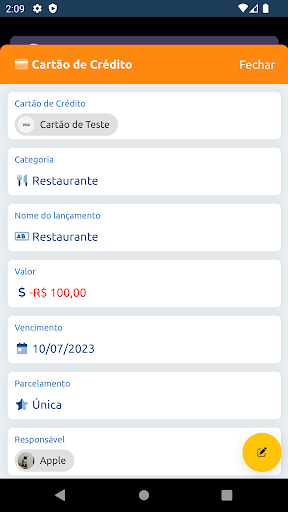 GastaComigo? Screen 3