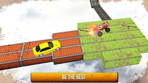 Impossible Monster Stunts Car Driving Games