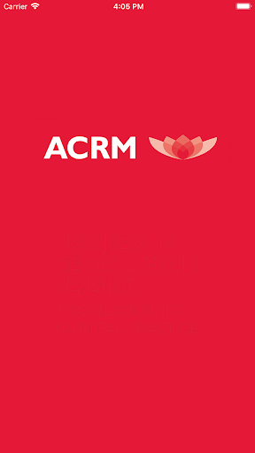 Android application ACRM Events screenshort