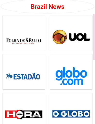 Android application Brazil News Online screenshort