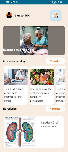 Android application Kidney screenshort