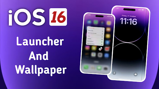 iOS 16 Launcher & wallpapers 1.1 APK + Mod (Free purchase) for Android