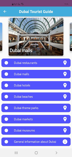 Dubai Tourist Guide Screen 3