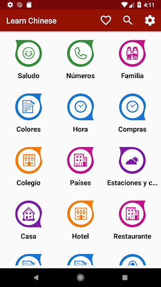 Imágen 2 Aprender chino android