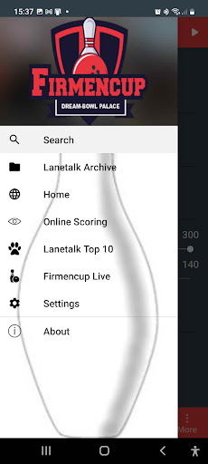 Android application Firmencup screenshort