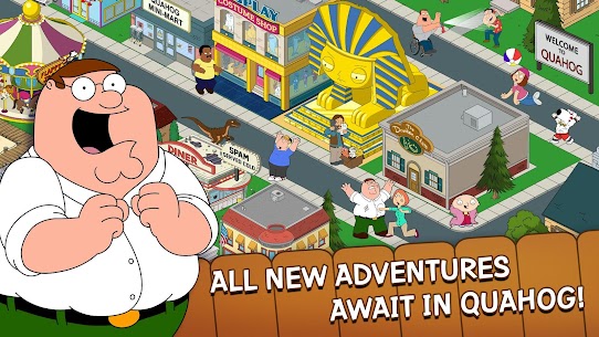 Baixar Family Guy The Quest for Stuff MOD APK 3.9.0 – {Versão atualizada 2023} 1