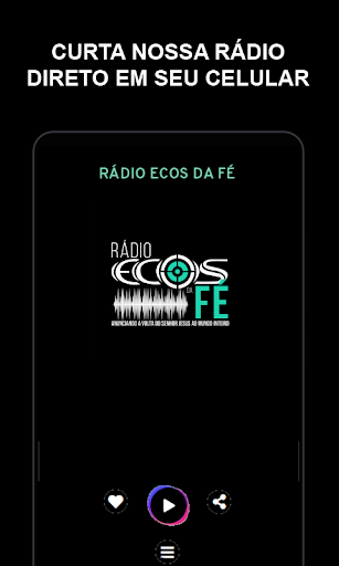Android application RÁDIO ECOS DA FÉ screenshort