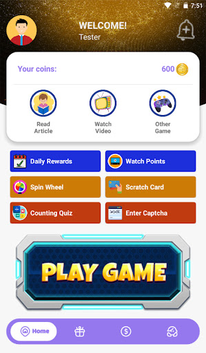 MoneyGain App: Make Money Apps Screen 2