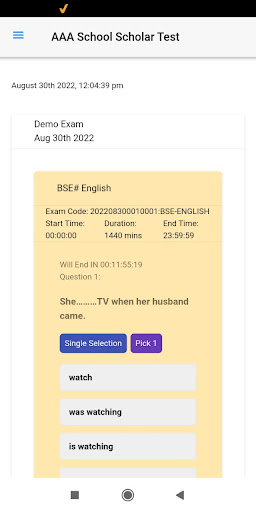 Scholarship AAA School