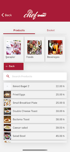Chef Smart Pro Waiter Screen 3