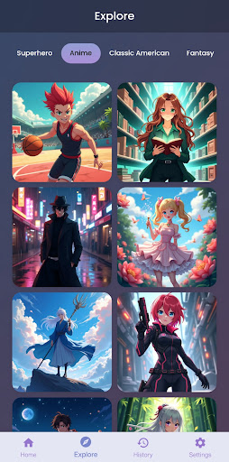 Screenshot of AI Cartoon Generator-Art Maker