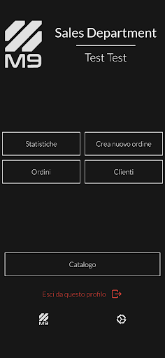 Android application M9 SPORT SALES APP screenshort